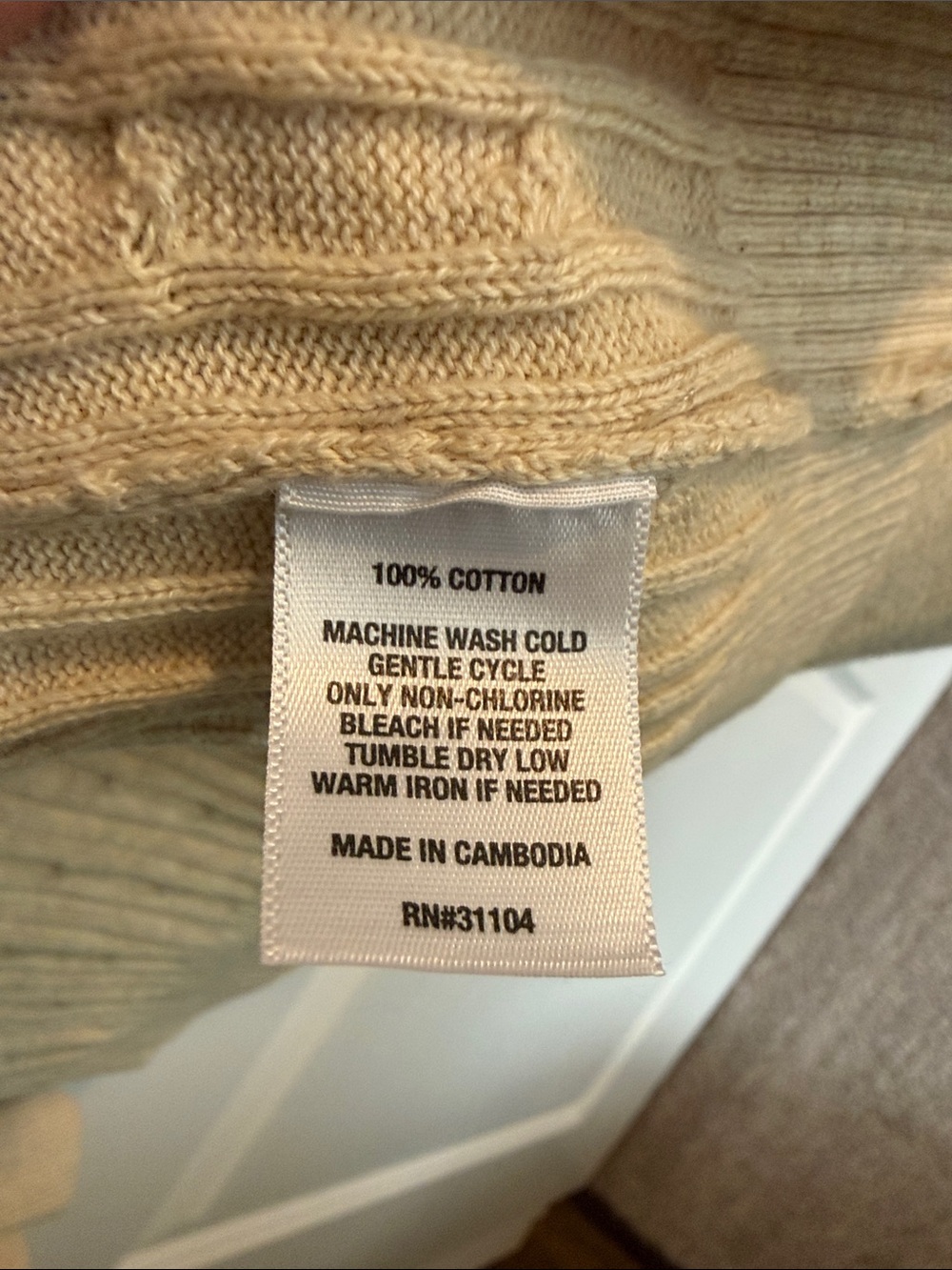 Kim Rogers Beige Ribbed Open-Front Cardigan with Pockets - Picture 4 of 7
